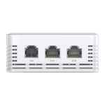 Безжична точка за достъп за стенен монтаж TP-Link Omada EAP615GP-Wall GPON WiFi 6 AX1800