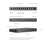 10-портов неуправляем комутатор TP Link Omada DS110GMP с 8-портов PoE+