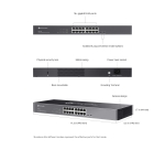 16-портов Gigabit неуправляем настолен комутатор TP-Link Omada DS1016G