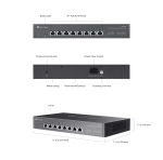 8-портов 10G неуправляем Desktop/Rackmount комутатор TP-Link Omada DS1008X