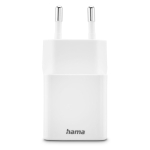 HAMA Бързо мини Gan зарядно, 30 W, 1x USB-C, 1x USB-A, PD, бял
