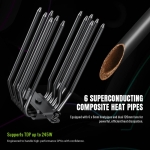 Gamemax охладител CPU Cooler Sigma 620 LCD Black - Addressable RGB