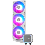MSI MAG CORELIQUID A13 360 WHITE, 3x120mm Pre-installed ARGB Daisy Chain Fans, Replacable Top Cover, Copper Base Intel LGA 1700/1851, AMD AM5/AM4, 3Y Warranty