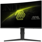 MSI MAG 275CQRF QD E2 Gaming Monitor, 27" 180Hz, WQHD (2560x1440) 16:9, Rapid VA, Anti-glare, Quantum Dot, 0.5ms, 300nits, 5000:1, 178/178, 1500R Curve, AMD FreeSync, HDR Ready, Adjustable Stand, 1x DP, 2x HDMI, 1x Type-C, USB Hub, 3Y Warranty