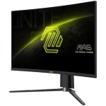 MSI MAG 27CQ6PF Curved Gaming Monitor, 27" 180Hz, WQHD (2560x1440) 16:9, Rapid VA Anti-glare, 1500R Curve, 0.5ms, 300nits, 5000:1, 178/178, AMD FreeSync, HDR Ready, Adjustable Stand, 1x DP, 2x HDMI, 3Y Warranty
