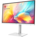 MSI MODERN MD2412PW Professional Business Monitor, 23.8" 100Hz, FHD (1920x1080) 16:9, IPS Anti-glare, 1ms/4ms, 250nits, 1000:1, 178/178, Adaptive-Sync, HDR Ready, Adjustable Stand, Speakers, 1x HDMI, 1x Type-C, White, 3Y Warranty