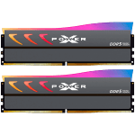 Silicon Power D5XN 64GB (32GBx2), DDR5-6000,C38,RGB-UDIMM,(2Gx8 DR),w/HS-G