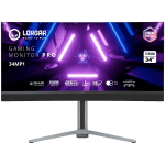 LORGAR 34MP1, UWQHD MiniLED Gaming Monitor Pro, 34'' (3440*1440) VA curved monitor, black/milky grey