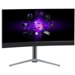 LORGAR 34MP1, UWQHD MiniLED Gaming Monitor Pro, 34'' (3440*1440) VA curved monitor, black/milky grey