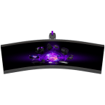 LORGAR 34MP1, UWQHD MiniLED Gaming Monitor Pro, 34'' (3440*1440) VA curved monitor, black/milky grey