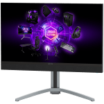 LORGAR 27MP1, UHD MiniLED Gaming Monitor Pro, 27'' (3840*2160) fast IPS flat monitor, black/milky grey