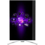 LORGAR 27MP1, UHD MiniLED Gaming Monitor Pro, 27'' (3840*2160) fast IPS flat monitor, black/milky grey