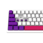 LORGAR KBP70MW, Wireless 65% Mechanical Gaming Keyboard Pro, White, EN layout