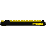 LORGAR KBP70MW, Wireless 65% Mechanical Gaming Keyboard Pro, Black/yellow, EN layout