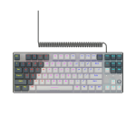 LORGAR Azar 514TKL, Wired RGB mechanical gaming keyboard, white, EN layout