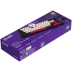 LORGAR KBP70MW, Wireless 65% Mechanical Gaming Keyboard Pro, Black/red, EN layout