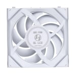 Вентилатор Lian Li UNI FAN SL Wireless LCD Reverse Blade ARGB PWM - 120 mm Бял