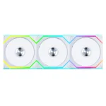 Вентилатори 3бр Lian Li UNI FAN SL Wireless ARGB PWM - 120 mm Бели + Контролер