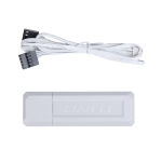 Вентилатори 3бр Lian Li UNI FAN SL Wireless ARGB PWM - 120 mm Бели + Контролер