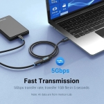 Vention Кабел USB 3.0  Extension AM / AF - 5.0M Black - CBHBJ