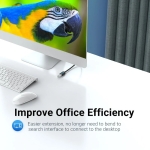 Vention Кабел USB 3.0  Extension AM / AF - 1.0M Black - CBHBF