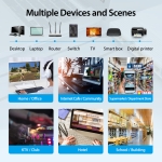 Vention Кабел LAN SFTP Cat.8 Patch Cable - 2M Black 40Gbps - IKABH