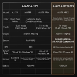 Ajazz професионална геймърска мишка AJ179 APEX - Wireless Gaming Mouse - 8K, Magnetic Charging Dock, Black