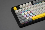 Ajazz геймърска механична клавиатура Wireless Gaming Mechanical Keyboard AK980 V2 - Gift Switch [Linear] (English US), Purple, White, Blue