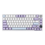 Ajazz геймърска механична клавиатура Wireless Gaming Mechanical Keyboard AK820 PRO - Gift Switch [Linear] (English US), Purple, White, Blue