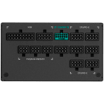 DeepCool PX1300-P, 1300W, 80 Plus PLATINUM, Fully Modular, Flat Black Cables, 135mm FDB Fan, Fluid Dynamic Bearing, 150x160x86mm (W x L x H), ATX 3.0, OPP/OVP/SCP/OTP/OCP/UVP/NLO/SIP, 12Y, R-PXD00P-FC0B-EU
