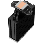 DeepCool AK400 ZERO DARK PLUS, CPU Air Cooler, 2x120mm FDB PWM Fan, Core Touch Technology 2.0, 4 Heatpipes, LGA1851/1700/1200/115x, AMD AM5/AM4, 127x123x155 mm(LxWxH), 3Y, R-AK400-BKNNMD-G-1