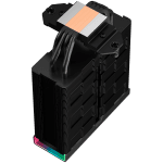 DeepCool AK400 DIGITAL PRO, CPU Air Cooler, 1x120mm FT12 SE PWM Fan, Digital Display, ARGB, Core Touch Technology 2.0, 4 Heatpipes, LGA1851/1700/1200/115x, AMD AM5/AM4, 126x97x159 mm(LxWxH), 3Y, R-AK400-BKAPMN-G