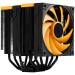 DeepCool AK620 ZERO DARK ZORIA, CPU Air Cooler, 2x120mm PWM Fan, 6 Heatpipes, LGA2066/2011-v3/2011/1700/1200/115x, AMD AM5/AM4, 129x138x160 mm(LxWxH), 3Y, R-AK620-BKNPMN-E