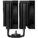 DeepCool AG620 BK ARGB V2, CPU Air Cooler, 2x120mm ARGB PWM Fan, Core Touch Technology 2.0, 6 Heatpipes, LGA1851/1700/1200/115x, AMD AM5/AM4, 129x136x161 mm(LxWxH), 2Y, R-AG620-BKAMMN-GJD