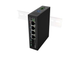Комутатор Lanberg Switch Light Industrial POE 1 x BT 3 x AT 2 x SFP DIN Unmanagment Gigabit Ethernet