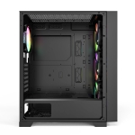 Montech кутия AIR 1000 PREMIUM, Mid-tower Case, TG, 2 Front Panels, 4x120mm ARGB Fans, Black
