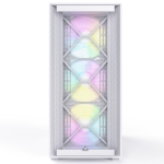 Montech кутия AIR 1000 PREMIUM, Mid-tower Case, TG, 2 Front Panels, 4x120mm ARGB Fans, White