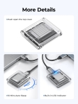 Orico външна кутия за диск Storage - Case - M.2 2230 NVMe - TC20-M2-10G-GY-BP - 10Gbps, Gray