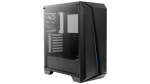Кутия за настолен компютър Aerocool Cylon Pro RGB прозрачен панел от закалено стъкло CYLON-PRO-G-BK-V2 - черна