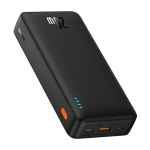 Външна батерия Baseus Airpow 20W 20000mAh с кабел Baseus Simple Series USB-A - USB-C 50 см P10022804113-00 - Черна