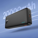 Външна батерия Baseus Airpow 20W 20000mAh с кабел Baseus Simple Series USB-A - USB-C 50 см P10022804113-00 - Черна