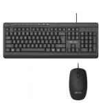 Комплект клавиатура и мишка Delux K7010BU+M355BU с БДС кирилизация