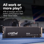 SSD диск Crucial P310 2TB PCIe Gen4 NVMe M.2 CT2000P310SSD8