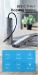 Vention докинг станция Docking Station Type-C - TOLHB - HDMI x 1, USB3.0 x 3, USB-C PD100W x 1, LAN x 1 (1Gbps), SD/TF, Audio