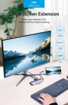 Vention докинг станция Docking Station Type-C - TOLHB - HDMI x 1, USB3.0 x 3, USB-C PD100W x 1, LAN x 1 (1Gbps), SD/TF, Audio