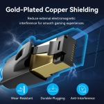 Vention Кабел LAN SFTP Cat.8 Patch Cable - 5.0M Black 40Gbps - IKABJ