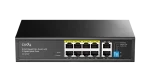 Суич Cudy GS1010P V3.0 , 8-портов 10/100/1000 Mbps RJ 45, 2xUplink порта - Черен