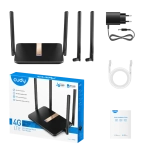 Безжичен рутер Cudy LT500D, 4G LTE, 5GHz, 1200 Mbps, 10/100