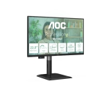 Монитор AOC 24P4CV, 23.8" IPS WLED, 1920x1080@120Hz, 4ms GtG, 300cd m/2, 1500:1, 50M:1 DCR, Adaptive Sync, FlickerFree, Anti-Blue Light, 2Wx2, Tilt, Height Adjust, Pivot, Swivel, HDMI, DP, USB hub, RJ45