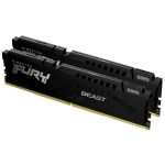 Памет Kingston FURY Beast Black 128GB(2x64GB) DDR5 5600MHz CL36, AMD Expo - KF556C36BBEK2-128